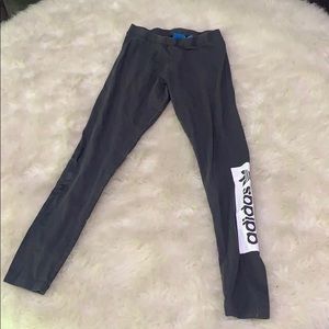 Grey Adidas leggings.